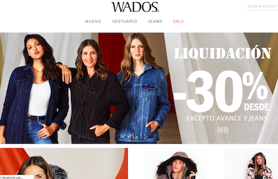 Tienda Wados más comodidad para comprar lo mejor de la moda