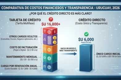 Créditos en Uruguay 2026: Cargos Administrativos y Renovación Ocultos