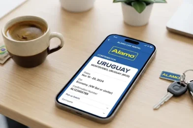 Guía para brasileños: Conducir en Uruguay con auto alquilado