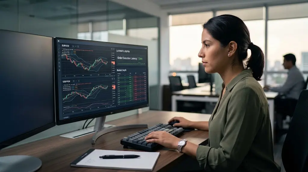 Guía sobre cómo invertir en Forex desde Latinoamérica mediante brokers regulados y ejecución ECN.