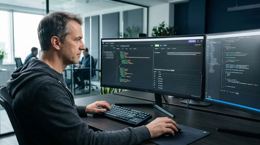 Integración API REST de firma digital y arquitectura de software para automatización documental en empresas.
