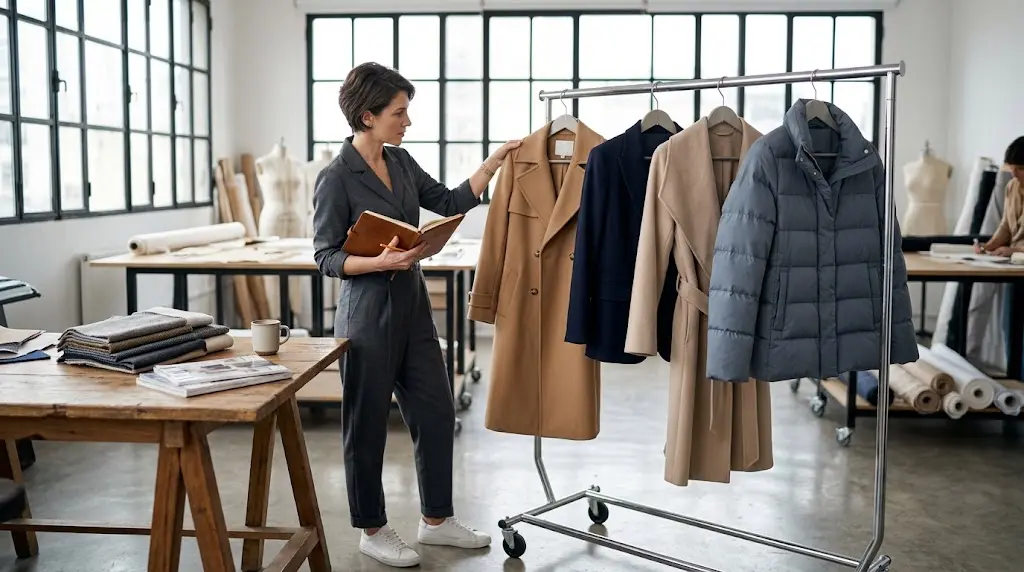 Guía de modelos de abrigos para mujer con opciones para vestidor urbano y formal
