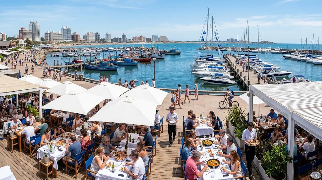 Recorrido por el circuito culinario en Punta del Este y sus paradores.