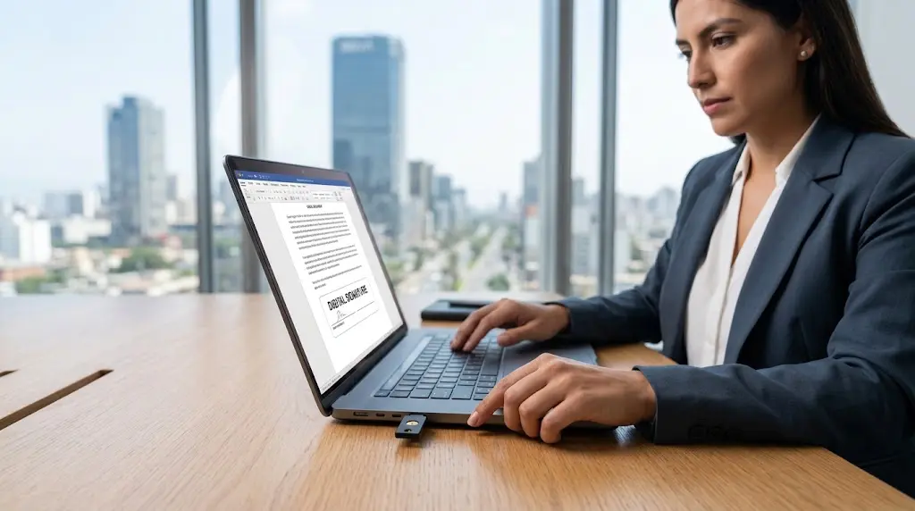 Explicación técnica sobre la firma digital en Uruguay qué es y cómo funciona para empresas.